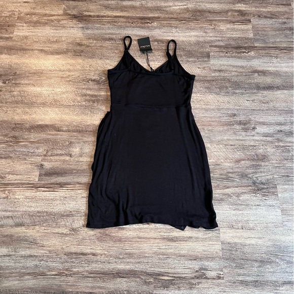 Goldray black soft modal ribbed Dress - Picture 3 of 7